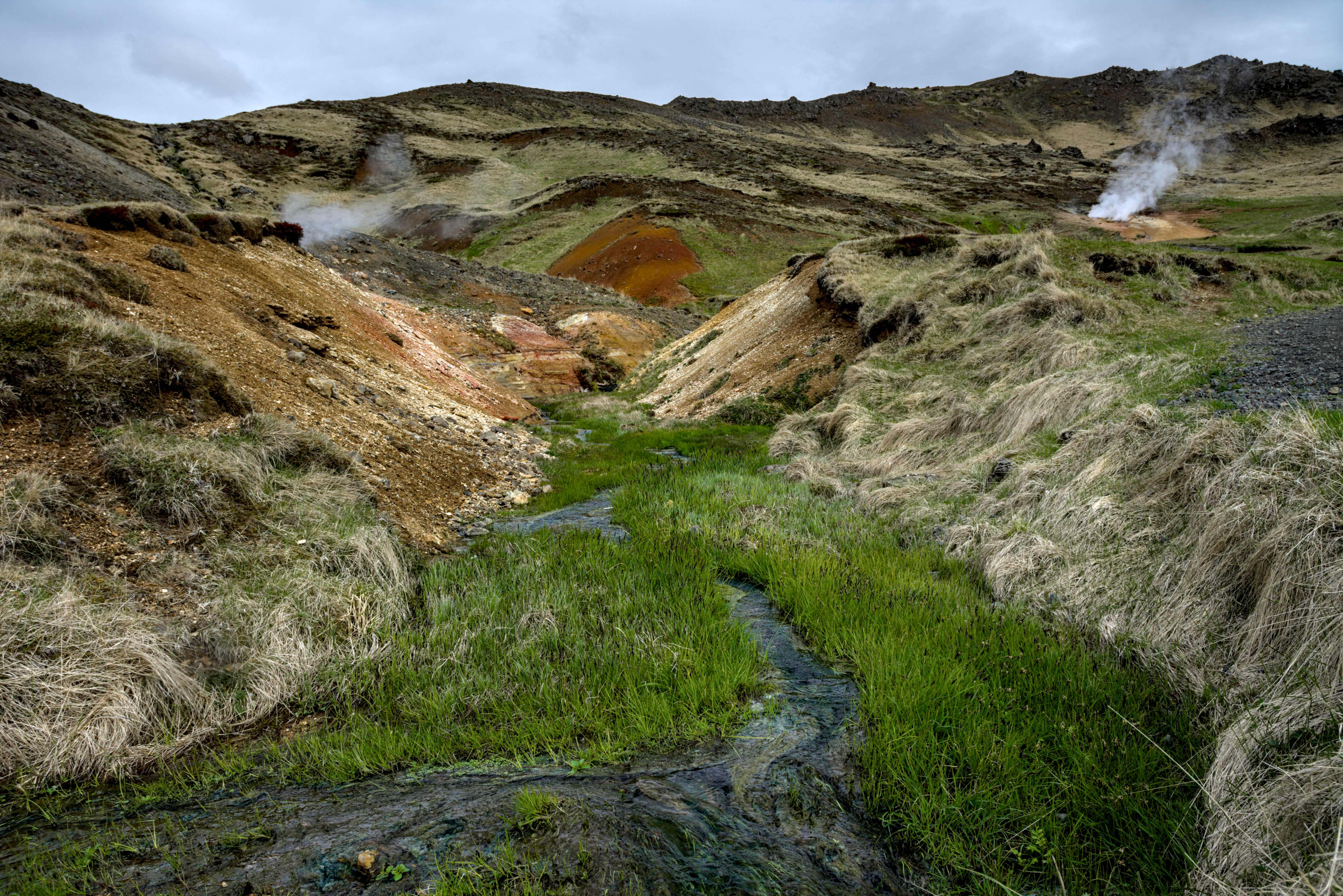 Tag #2 Island – Heiße Quellen und Wasserfälle
